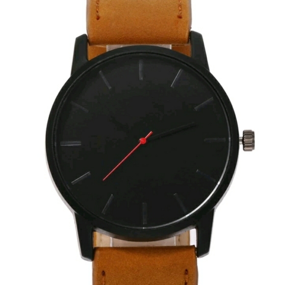 Men PU Strap Quartz Watch - Picture 2 of 3